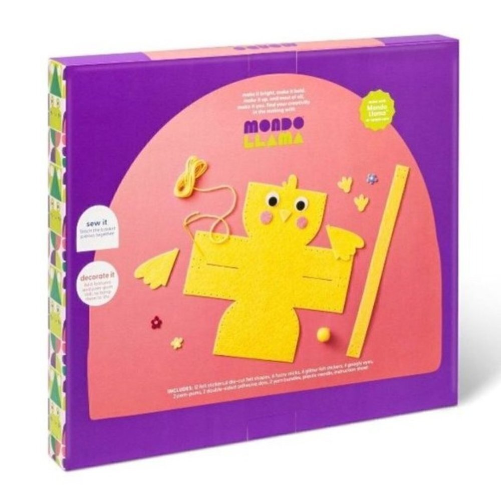 Target Mondo Llama Easter Baskets Kit Felt Crafts Ages 6 Plus - Picture 7 of 7